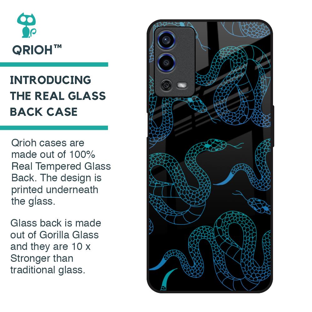Serpentine Glass Case for Oppo A55