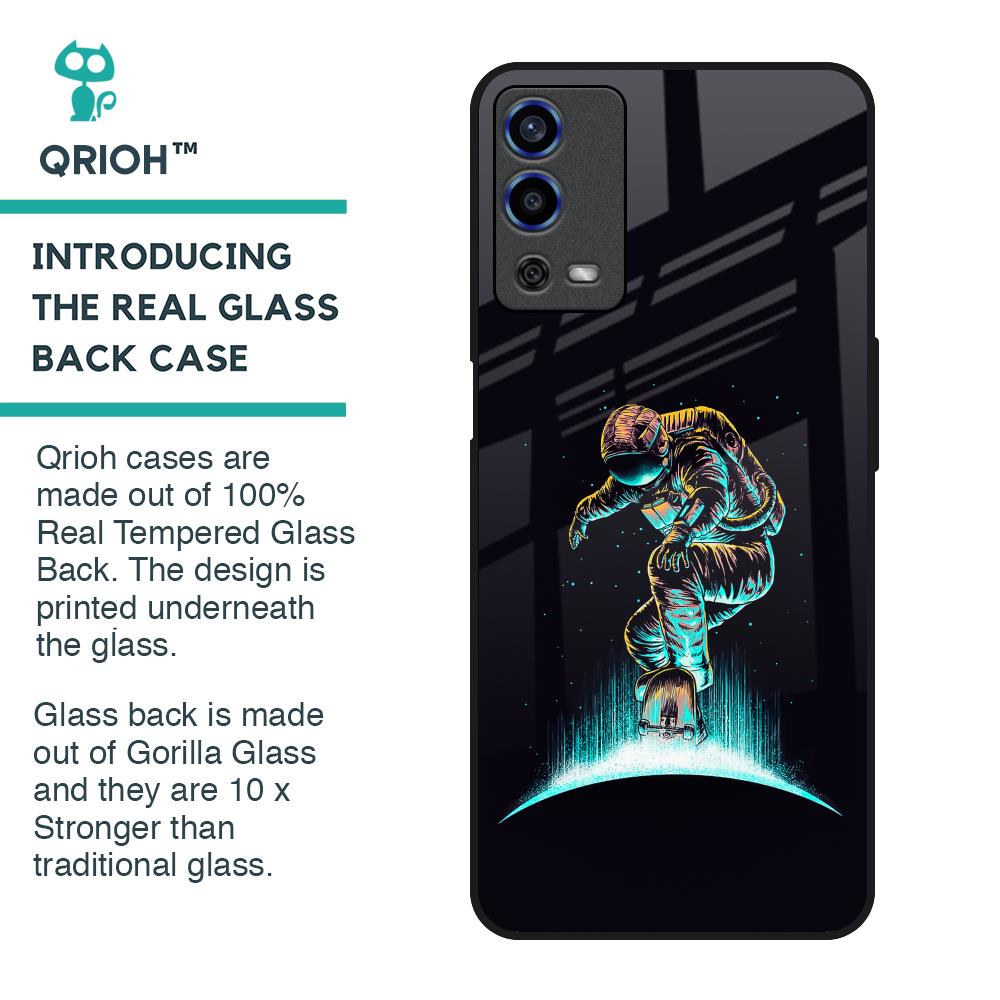 Star Ride Glass Case for Oppo A55