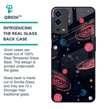 Galaxy In Dream Glass Case For Oppo A55