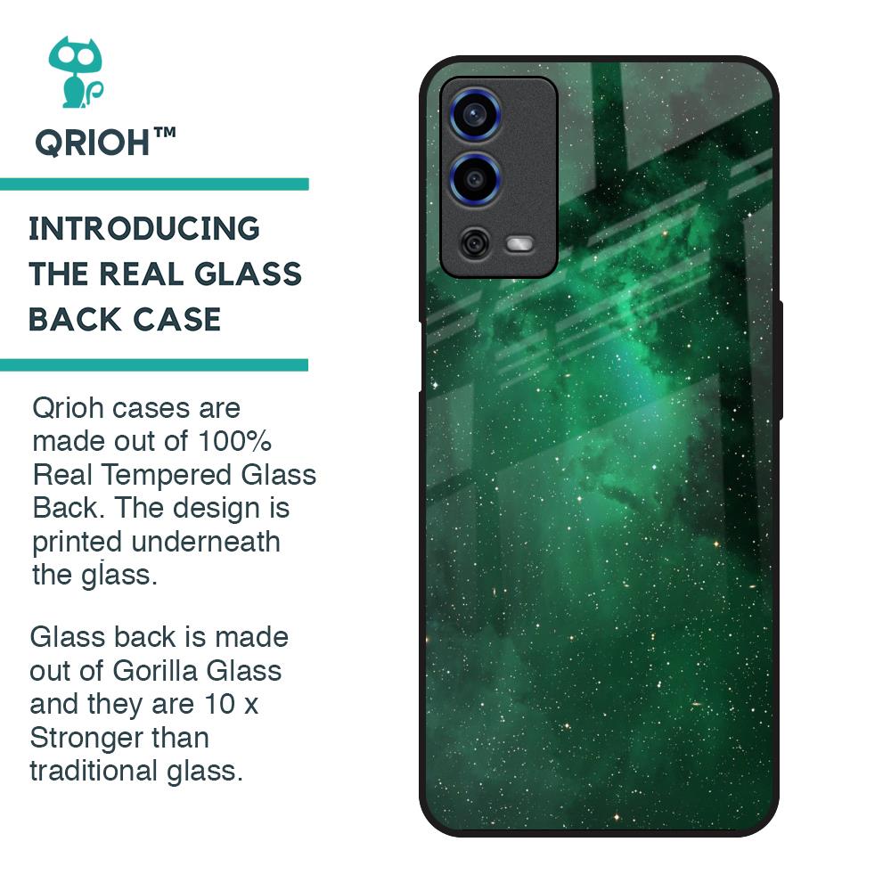Emerald Firefly Glass Case For Oppo A55