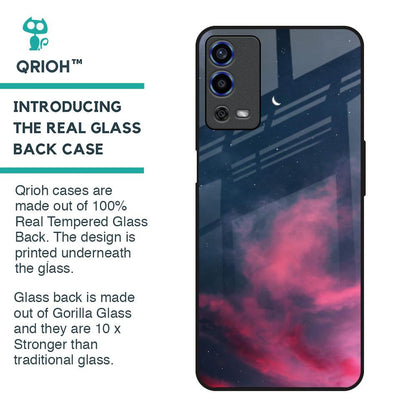 Moon Night Glass Case For Oppo A55