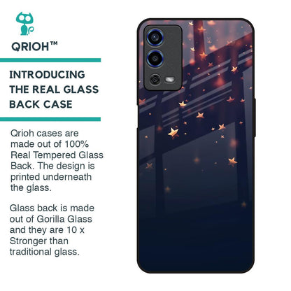 Falling Stars Glass Case For Oppo A55