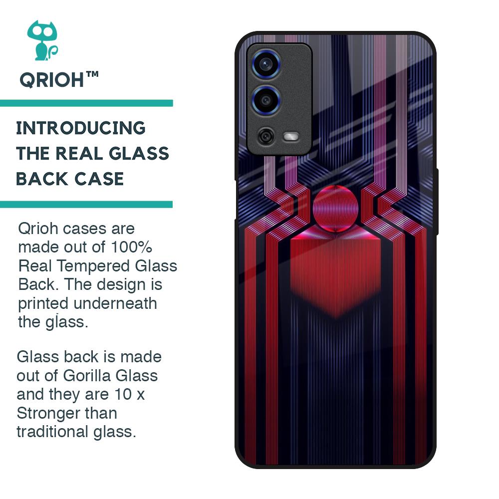 Super Art Logo Glass Case For Oppo A55