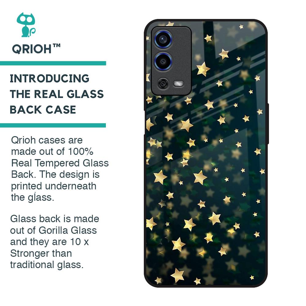 Dazzling Stars Glass Case For Oppo A55