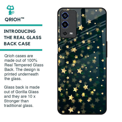 Dazzling Stars Glass Case For Oppo A55