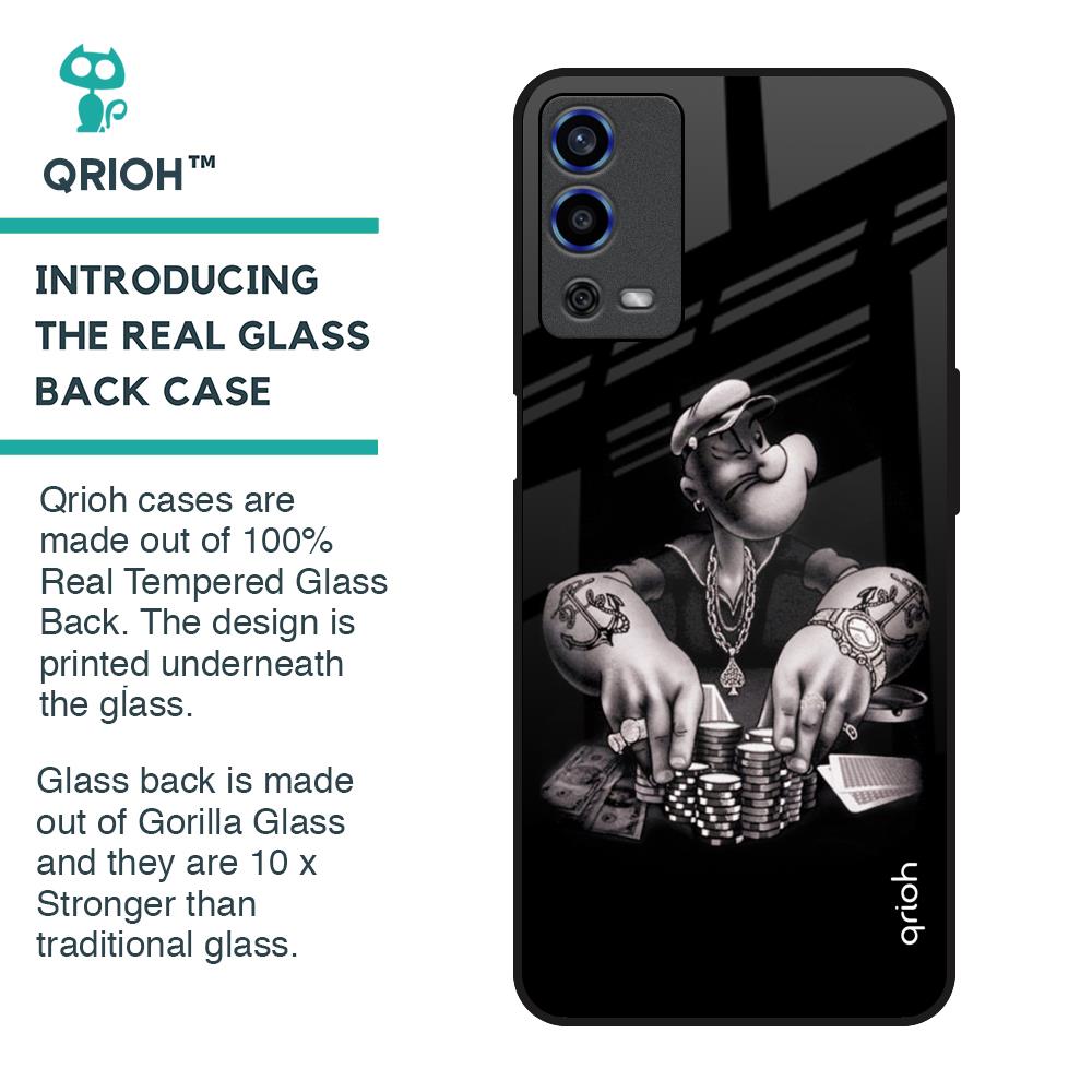 Gambling Problem Glass Case For Oppo A55
