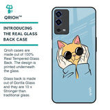 Adorable Cute Kitty Glass Case For Oppo A55