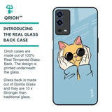 Adorable Cute Kitty Glass Case For Oppo A55