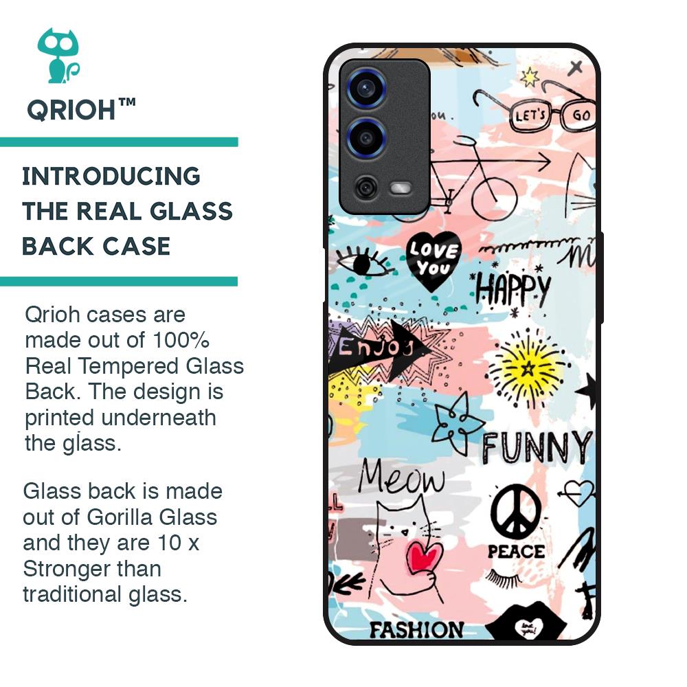 Just For You Glass Case For Oppo A55