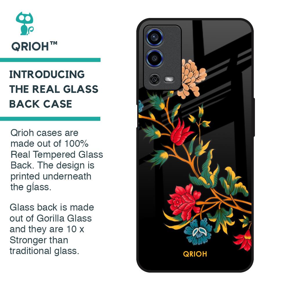 Dazzling Art Glass Case for Oppo A55
