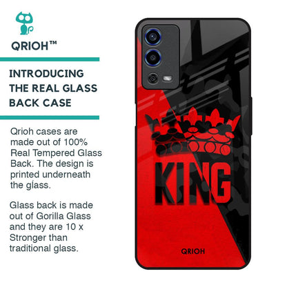 I Am A King Glass Case for Oppo A55