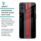 Vertical Stripes Glass Case for Oppo A55