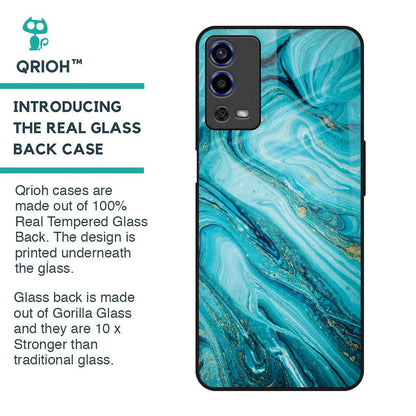 Ocean Marble Glass Case for Oppo A55