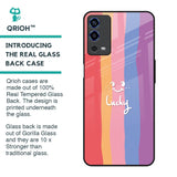 Lucky Abstract Glass Case for Oppo A55