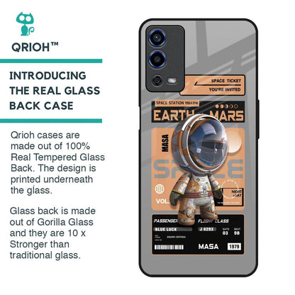 Space Ticket Glass Case for Oppo A55