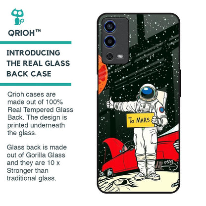 Astronaut on Mars Glass Case for Oppo A55