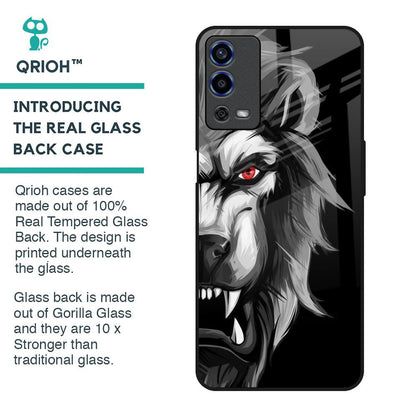 Wild Lion Glass Case for Oppo A55