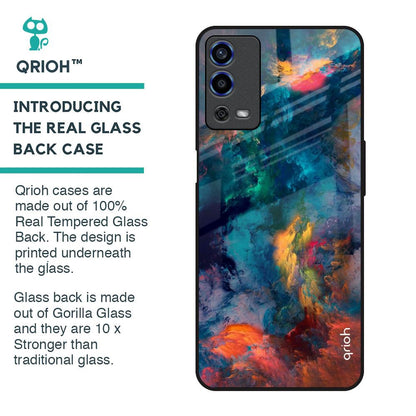 Cloudburst Glass Case for Oppo A55