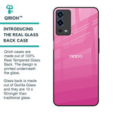 Pink Ribbon Caddy Glass Case for Oppo A55