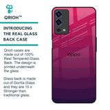 Wavy Pink Pattern Glass Case for Oppo A55