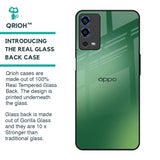 Green Grunge Texture Glass Case for Oppo A55
