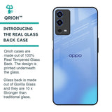 Vibrant Blue Texture Glass Case for Oppo A55