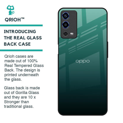 Palm Green Glass Case For Oppo A55