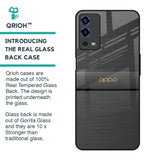 Grey Metallic Glass Case For Oppo A55