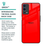Blood Red Glass Case for Oppo A55