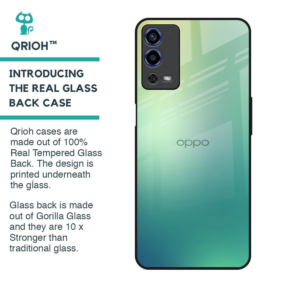 Dusty Green Glass Case for Oppo A55