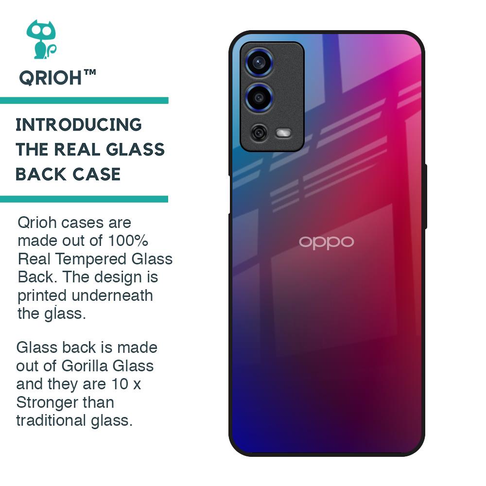 Magical Color Shade Glass Case for Oppo A55
