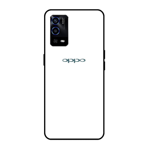 Arctic White Oppo A55 Glass Cases & Covers Online
