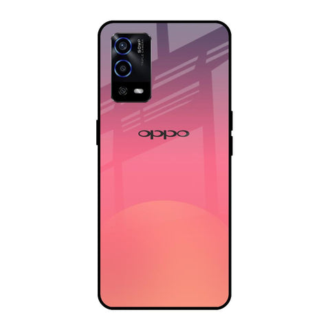 Sunset Orange Oppo A55 Glass Cases & Covers Online