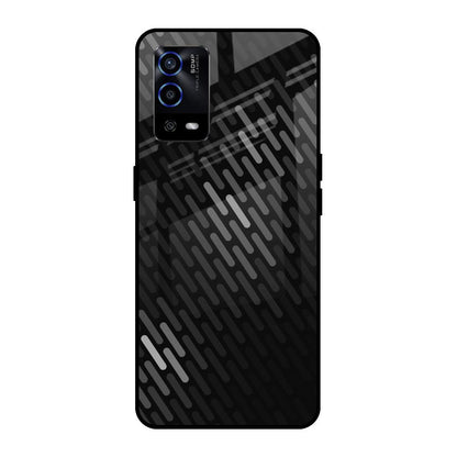Dark Abstract Pattern Oppo A55 Glass Cases & Covers Online