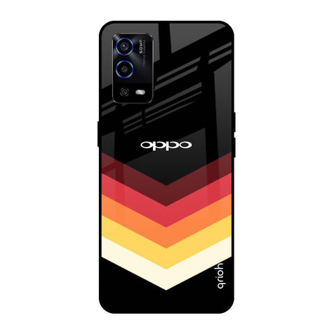 Abstract Arrow Pattern Oppo A55 Glass Cases & Covers Online