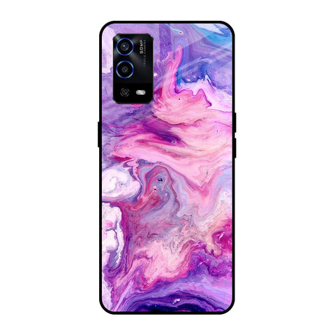 Cosmic Galaxy Oppo A55 Glass Cases & Covers Online