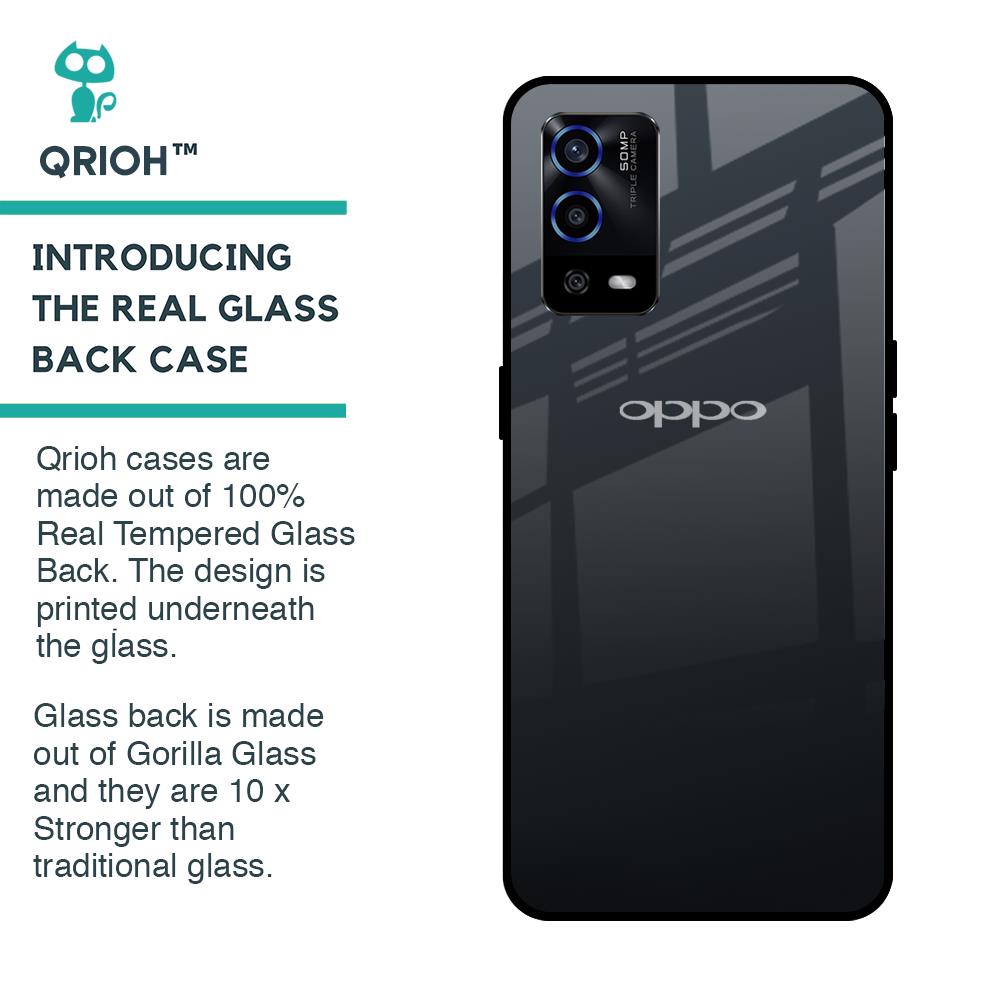 Stone Grey Glass Case For Oppo A55