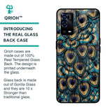 Peacock Feathers Glass case for Oppo A55