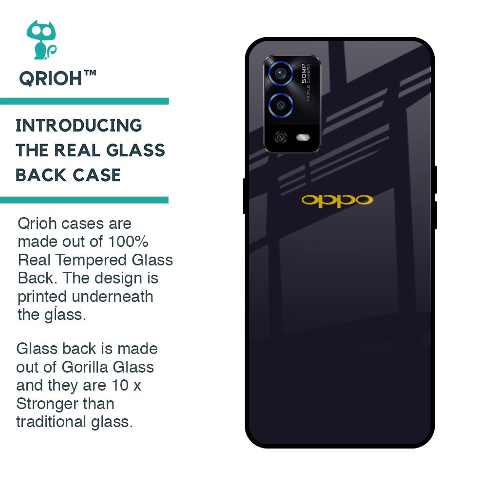 Deadlock Black Glass Case For Oppo A55