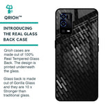 Dark Abstract Pattern Glass Case For Oppo A55