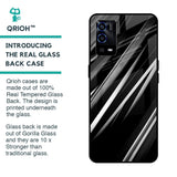 Black & Grey Gradient Glass Case For Oppo A55