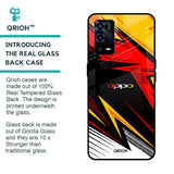 Race Jersey Pattern Glass Case For Oppo A55