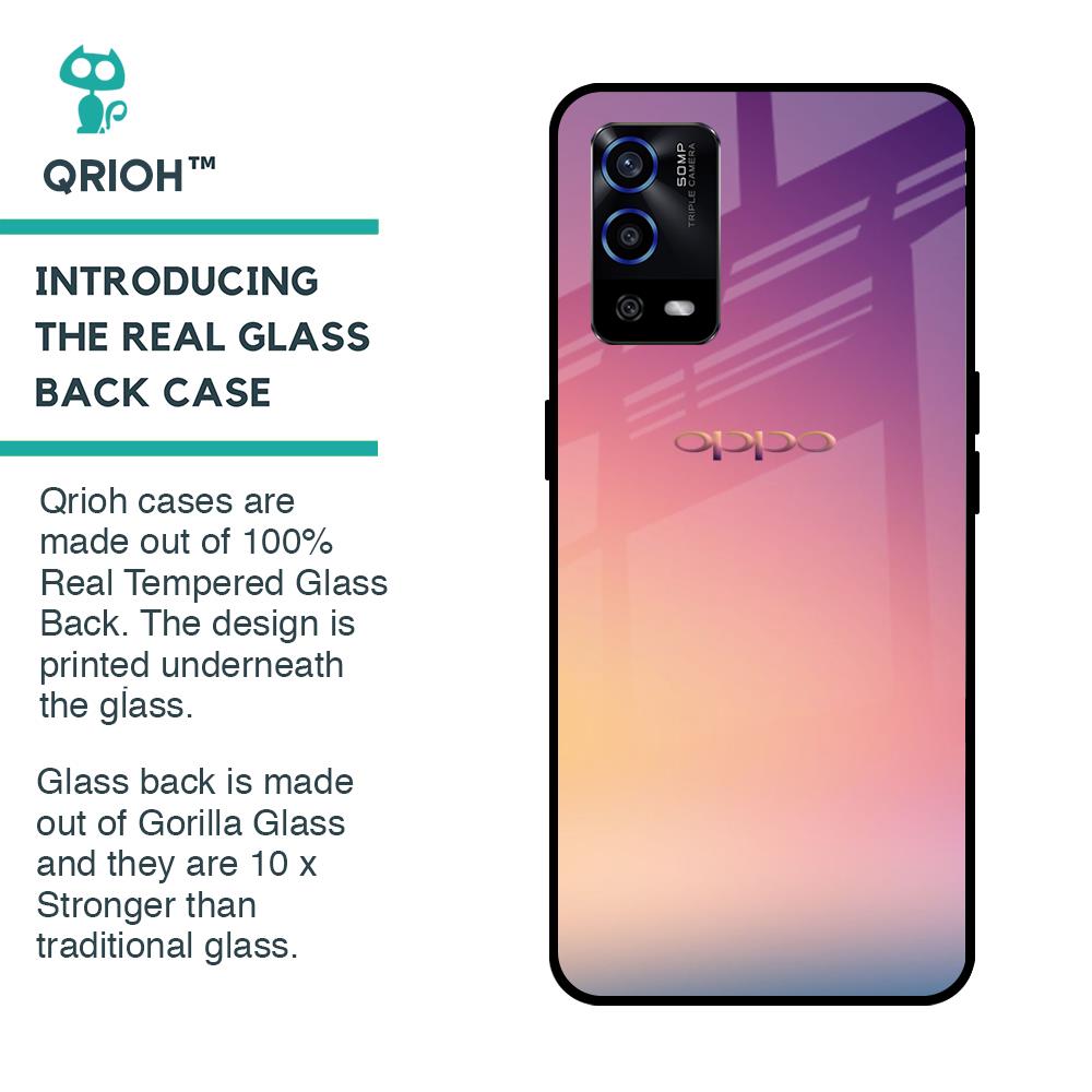 Lavender Purple Glass case for Oppo A55