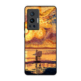 Sunset Vincent Vivo X70 Pro Glass Back Cover Online