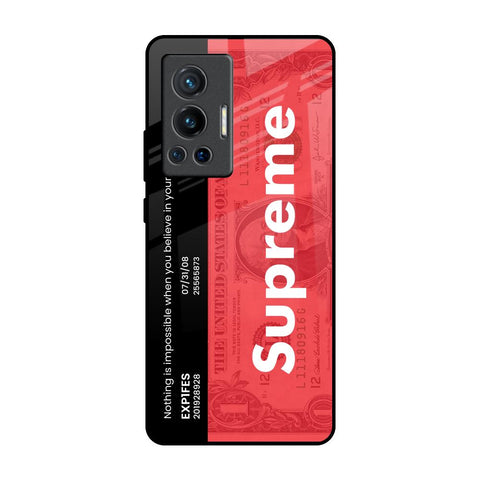 Supreme Ticket Vivo X70 Pro Glass Back Cover Online