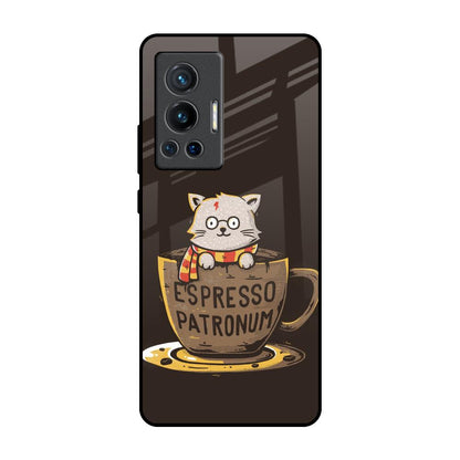 Tea With Kitty Vivo X70 Pro Glass Back Cover Online