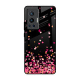 Heart Rain Fall Vivo X70 Pro Glass Back Cover Online