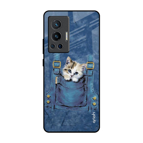 Kitty In Pocket Vivo X70 Pro Glass Back Cover Online