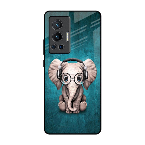 Adorable Baby Elephant Vivo X70 Pro Glass Back Cover Online