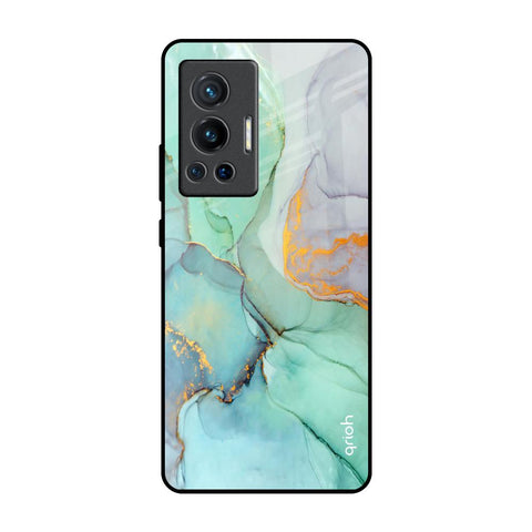 Green Marble Vivo X70 Pro Glass Back Cover Online